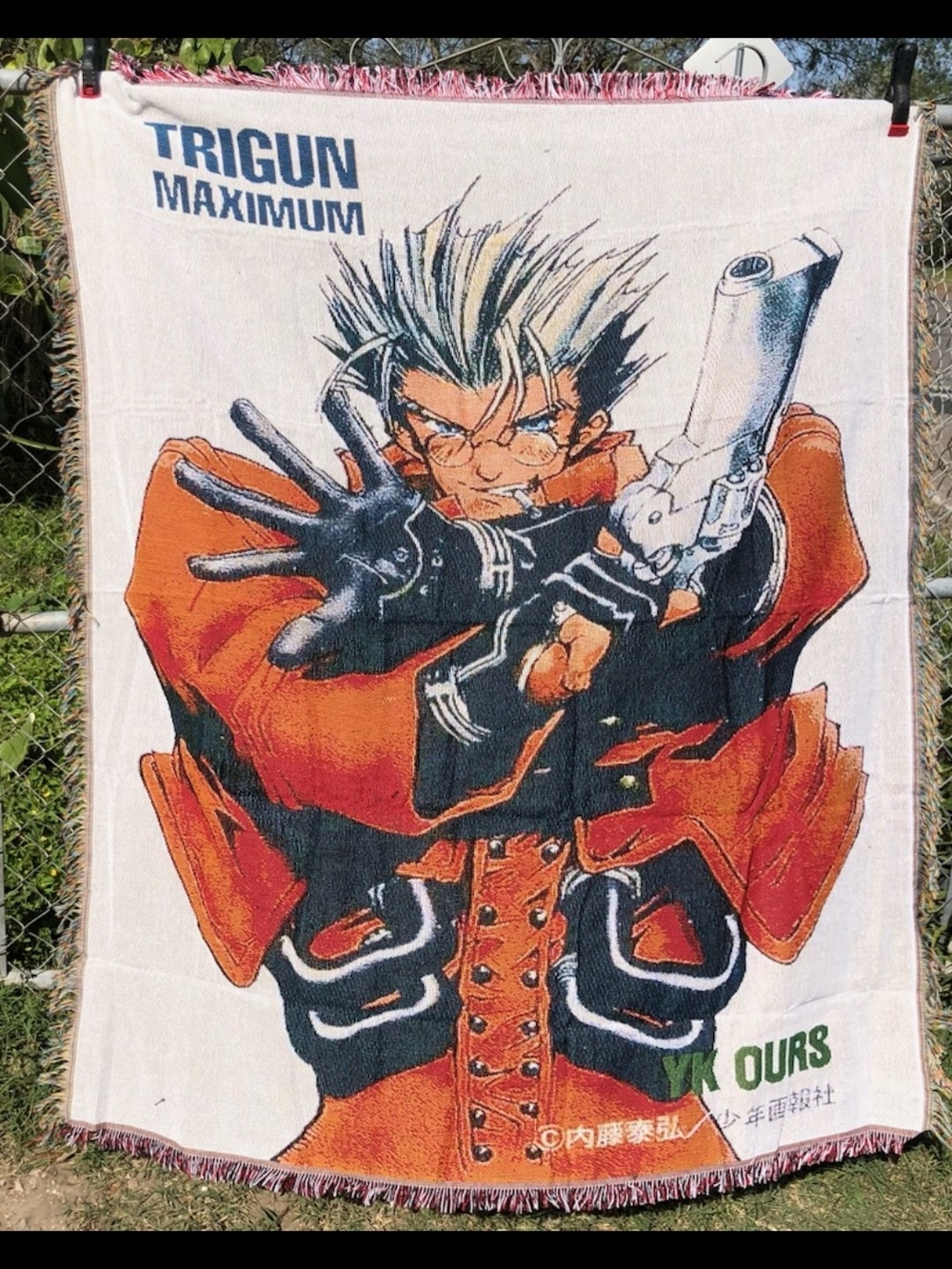 Anime Trigun Vash Wall Tapestry Or Blanket